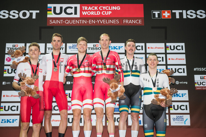Poland, Denmark, Australia: UCI Track Cycling World Cup 2018 – Paris 