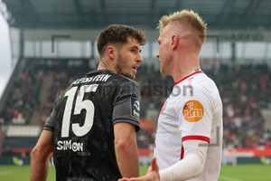 Tobias Fleckstein, Ron Berlinski Rot-Weiss Essen vs. MSV Duisburg 05.02.2023
