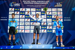 DENS Tuur, CAIXAS Rodrigo, BABOR Daniel: UEC Track Cycling European Championships (U23-U19) – Apeldoorn 2021