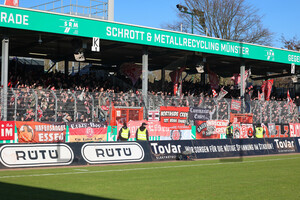 Rot-Weiss Essen Fans in Münster 28.01.2024