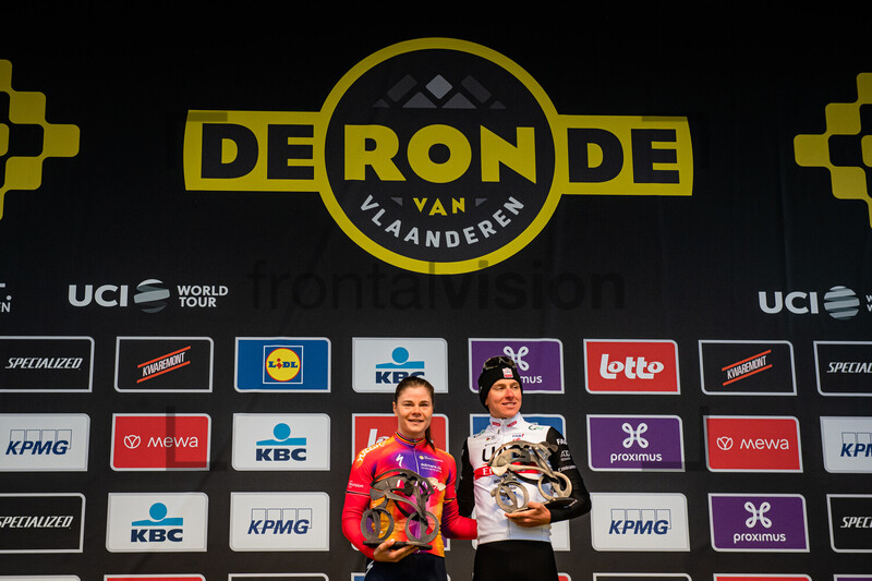 KOPECKY Lotte, POGAÄŒAR Tadej - POGACAR Tadej: Ronde Van Vlaanderen 2023 - WomenÂ´s Race 