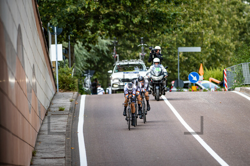 WALSCHEID Maximilian Richard, WOLF Justin, HEIDEMANN Miguel: UEC Road Cycling European Championships - Trento 2021 