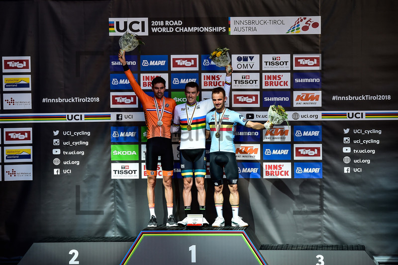 DUMOULIN Tom, DENNIS Rohan, CAMPENAERTS Victor: UCI World Championships 2018 – Road Cycling 