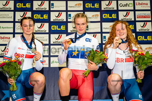 MOIR Iona, LYSENKO Alina, EDMUNDS Rhian: UEC Track Cycling European Championships (U23-U19) – Apeldoorn 2021