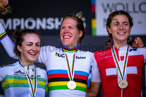 BROWN Grace, VAN DIJK Ellen, REUSSER Marlen: UCI Road Cycling World Championships 2022