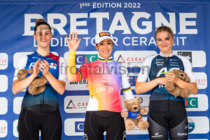 GUAZZINI Vittoria, BASTIANELLI Marta, WOLLASTON Ally: Bretagne Ladies Tour - 1. Stage