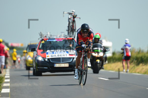 Philippe Gilbert: 11. Stage, ITT from Avranches to Le Mont Saint Michel