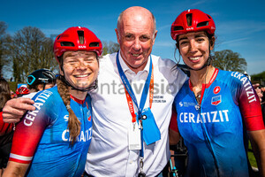 LACH Marta, SUN Claude, ALONSO Sandra: Paris - Roubaix - Women´s Race 2022