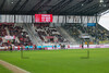 Zuschauerzahl Anzeigentafel Rot-Weiss Essen vs. BVB U23 Spielfotos 17.03.2024