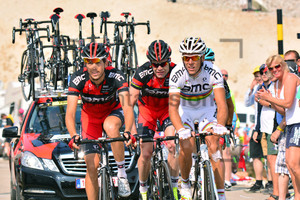 MORABITO Steve, EVANS Cadel und GILBERT Philippe: 15. Stage, Givors - Mt. Ventoux