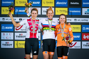 REUSSER Marlen, VAN DIJK Ellen, VAN VLEUTEN Annemiek: UCI Road Cycling World Championships 2021
