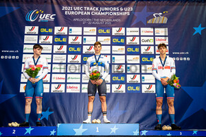 SHARPLES Tom, WEINRICH Willy Leonhard, LEDINGHAM HORN Harry: UEC Track Cycling European Championships (U23-U19) – Apeldoorn 2021