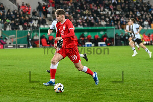 Szymon Wlodarczyk UEFA U21 Euro Qualifikation Deutschland gegen Polen Spielfotos 21.11.2023