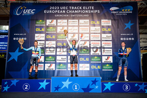 BOSSUYT Shari, STENBERG Anita Yvonne, LE NET Marie: UEC Track Cycling European Championships – Grenchen 2023