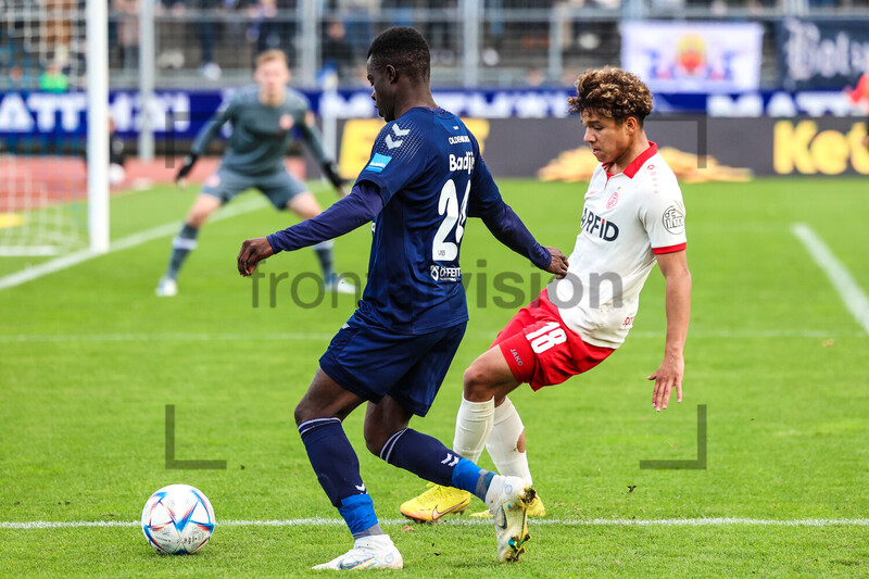 Kebba Badjie, Lawrence Ennali VfB Oldenburg vs. Rot-Weiss Essen 06.11.2022 