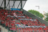 Rot Weiß Oberhausen Fans in Essen Pokalfinale Spruchband 25.05.2024