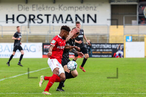 Isiah Young SV Rödinghausen vs. Rot-Weiss Essen Spielfotos 07.05.2022