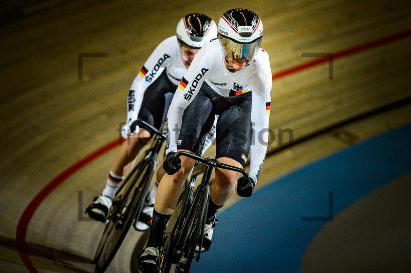 FRIEDRICH Lea Sophie, HINZE Emma: UEC Track Cycling European Championships 2019 – Apeldoorn 