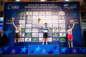 LARRARTE ARTEAGA Eukene, MARTINS Maria, PIKULIK Daria: UEC Track Cycling European Championships – Grenchen 2023