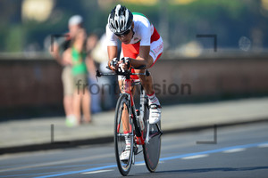 Nako Georgiev: UCI Road World Championships, Toscana 2013, Firenze, ITT Junior Men