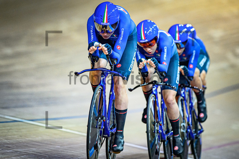 VALSECCHI Silvia, BALSAMO Elisa, ALZINI Martina, PATERNOSTER Letizia: UCI Track Cycling World Championships 2020 