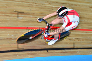 Katarzynia Pawlowska: UEC Track Cycling European Championships, Netherlands 2013, Apeldoorn, Omnium, Flying Lap, Women