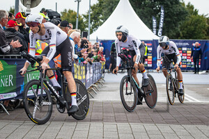 WALSCHEID Maximilian Richard, STEIMLE Jannik, HEIDEMANN Miguel: UEC Road Cycling European Championships - Drenthe 2023