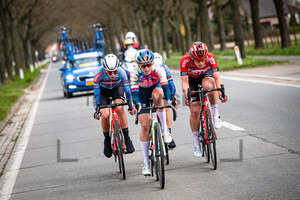 CROMWELL Tiffany, DE ROECK Naomi, POPELIER Lotte, DE CLERCQ Katrijn: Ronde Van Vlaanderen 2022 - Women´s Race