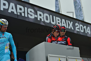 Silvan Dillier, Taylor Phinney: Paris - Roubaix 2014