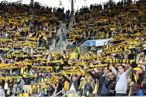 Alemannia Aachen Fans Schalparade Stimmung gegen 1. FC Bocholt 27.04.2024
