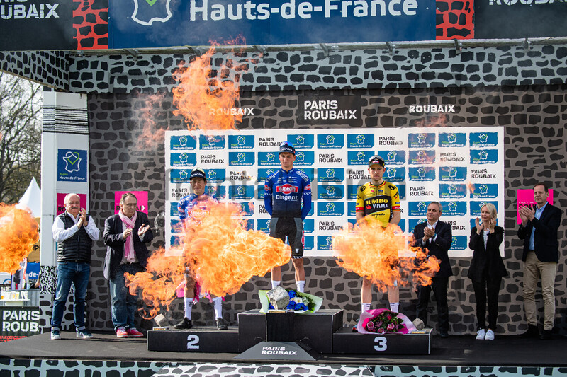 PHILIPSEN Jasper, VAN DER POEL Mathieu, VAN AERT Wout: Paris - Roubaix - MenÂ´s Race 