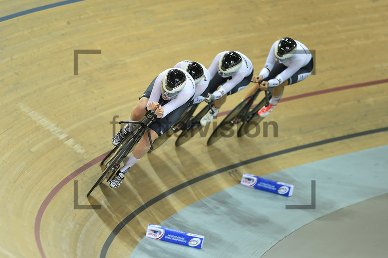 KRÖGER Mieke, STOCK Gudrun, POHL Stephanie, BECKER Charlotte: UCI Track Cycling World Championships 2015 