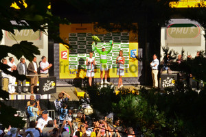 Medal ceremony Peter Sagan: finish 9. stage