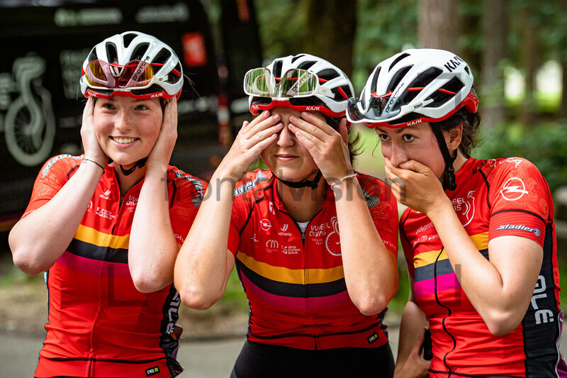 SCHOENEMEYER Lotta, LAGERHAUSEN Marie, KLOTZ Sandra: National Championships-Road Cycling 2021 - RR Women 