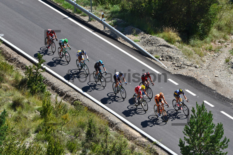 Leader Group: Vuelta a Espana, 16. Stage, From Graus To Sallent De Gallego Ã Aramon Formigal 