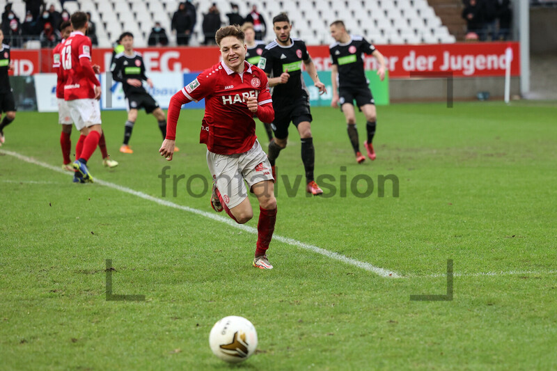 Sandro Plechaty Rot-Weiss Essen vs. Fortuna Düsseldorf 06-02-2022 