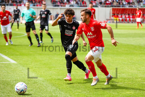 Lawrence Ennali, Nico Hug Hallescher FC vs. Rot-Weiss Essen 20.05.2023