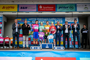 ROSEMAN-GANNON RubyNIEDERMAIER Antonia, KOPECKY Lotte, BRADBURY Neve: LOTTO Thüringen Ladies Tour 2023 - 1. Stage