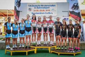 LV Bayern, LV Thüringen, ARGE Baden Württemberg: Track German Championships 2016