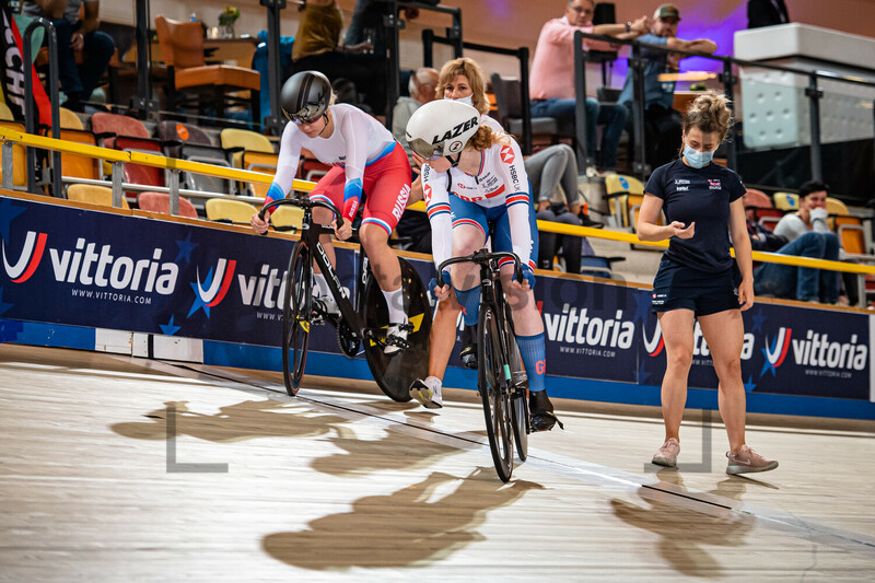 LYSENKO Alina, EDMUNDS Rhian: UEC Track Cycling European Championships (U23-U19) – Apeldoorn 2021 