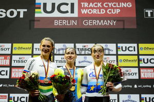 WELTE Miriam, STARIKOVA Olena, SHMELEVA Daria: UCI Track Cycling World Cup 2018 – Berlin