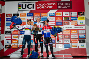 PIDCOCK Thomas, VANTHOURENHOUT Michael, VAN DER HAAR Lars: UCI Cyclo Cross World Cup - Overijse 2022