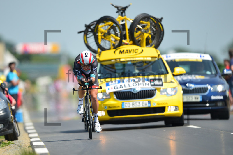 Tony Gallopin: 11. Stage, ITT from Avranches to Le Mont Saint Michel 