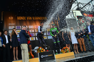Greg Van Avermaet, Fabian Cancellara, Sep Vanmarcke: 98. Ronde Van Vlaanderen 2014
