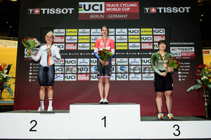 HINZE Emma, VAN RIESSEN Laurine, KOBAYASHI Yuka: UCI Track Cycling World Cup 2018 – Berlin