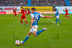 Alexander Rossipal Hansa Rostock vs. Hertha BSC Spielfotos 05.11.2023