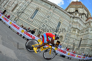 Meron Russom: UCI Road World Championships, Toscana 2013, Firenze, ITT Men