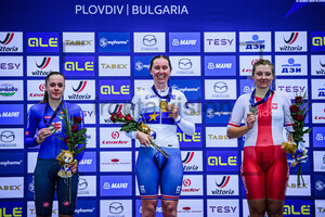 ZANARDI Silvia, ARCHIBALD Katie, KARASIEWICZ Karolina: UEC Track Cycling European Championships 2020 – Plovdiv