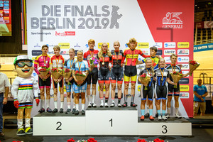 Award Ceremony Madison U17: German Track Cycling Championships 2019