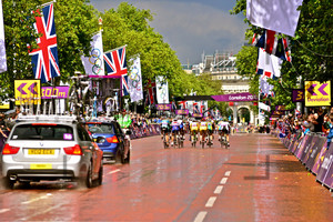 Finish area: Road Race Women